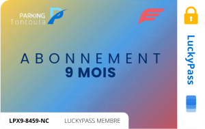 LuckyPass - Abonnement 9 mois